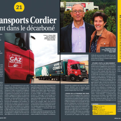 Les Transports Cordier accélèrent dans le décarboné – L’Officiel des Transporteurs